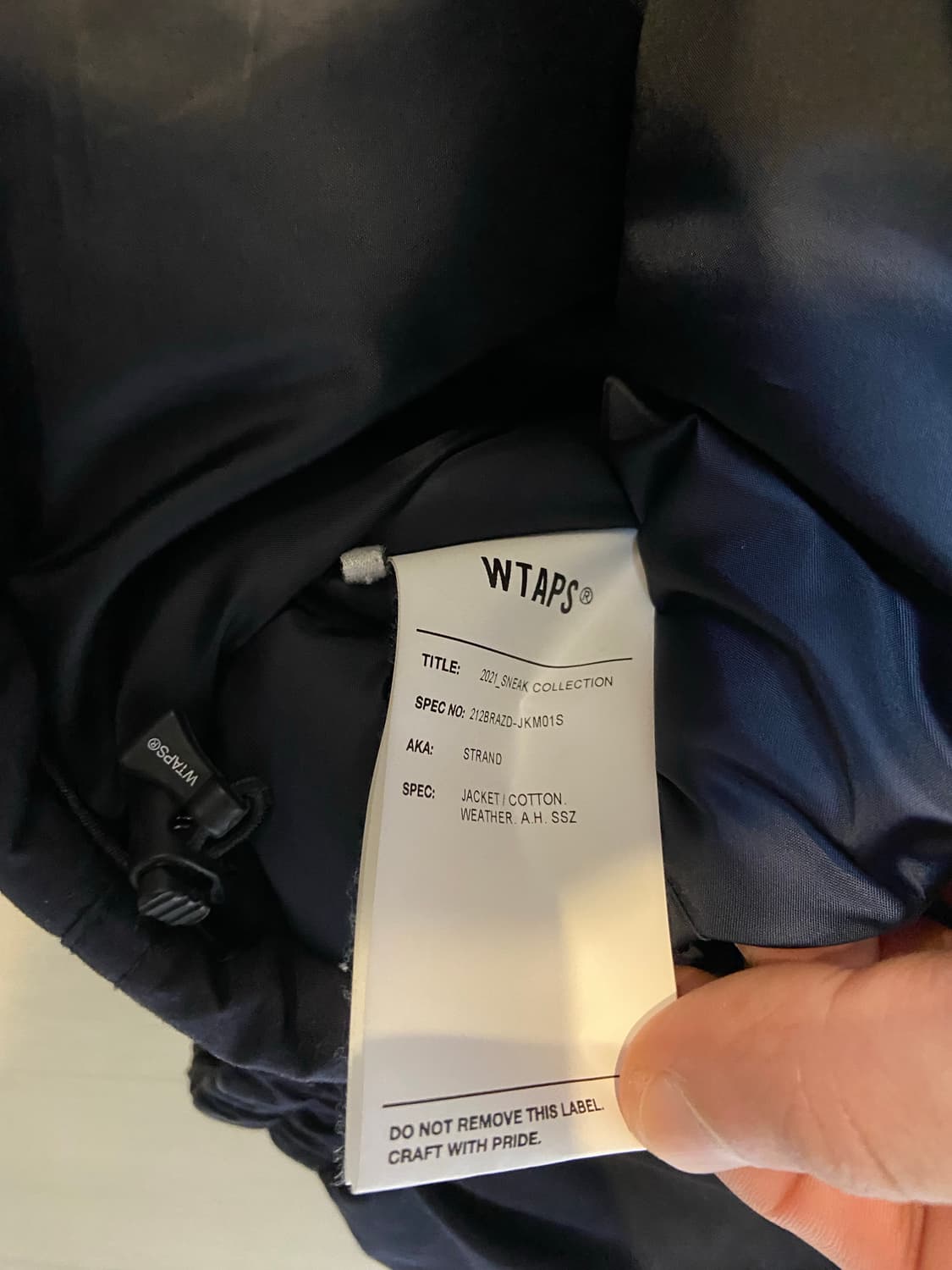 [L]WTAPS x A.H x SSZ 스탠다드 자켓 더블탭스 상품이미지5