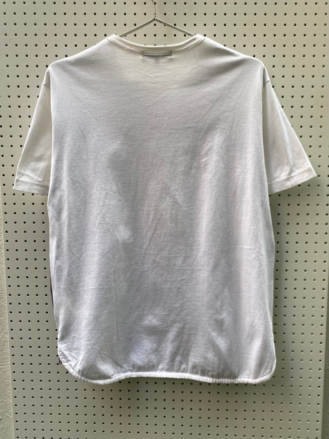 Comme Des Garcons Homme 체크 패널 반팔 티셔츠 상품이미지4
