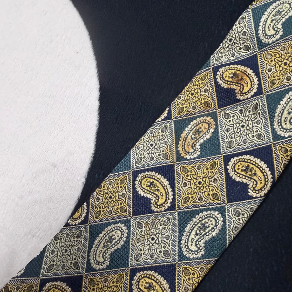 지방시 빈티지 실크 넥타이 (Gold) 상품이미지5