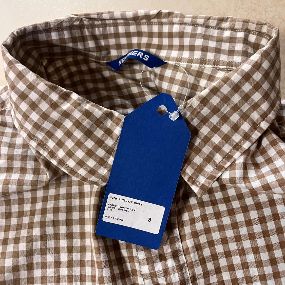 [3] 네이더스 유틸리티 셔츠 202b 브라운 상품이미지1