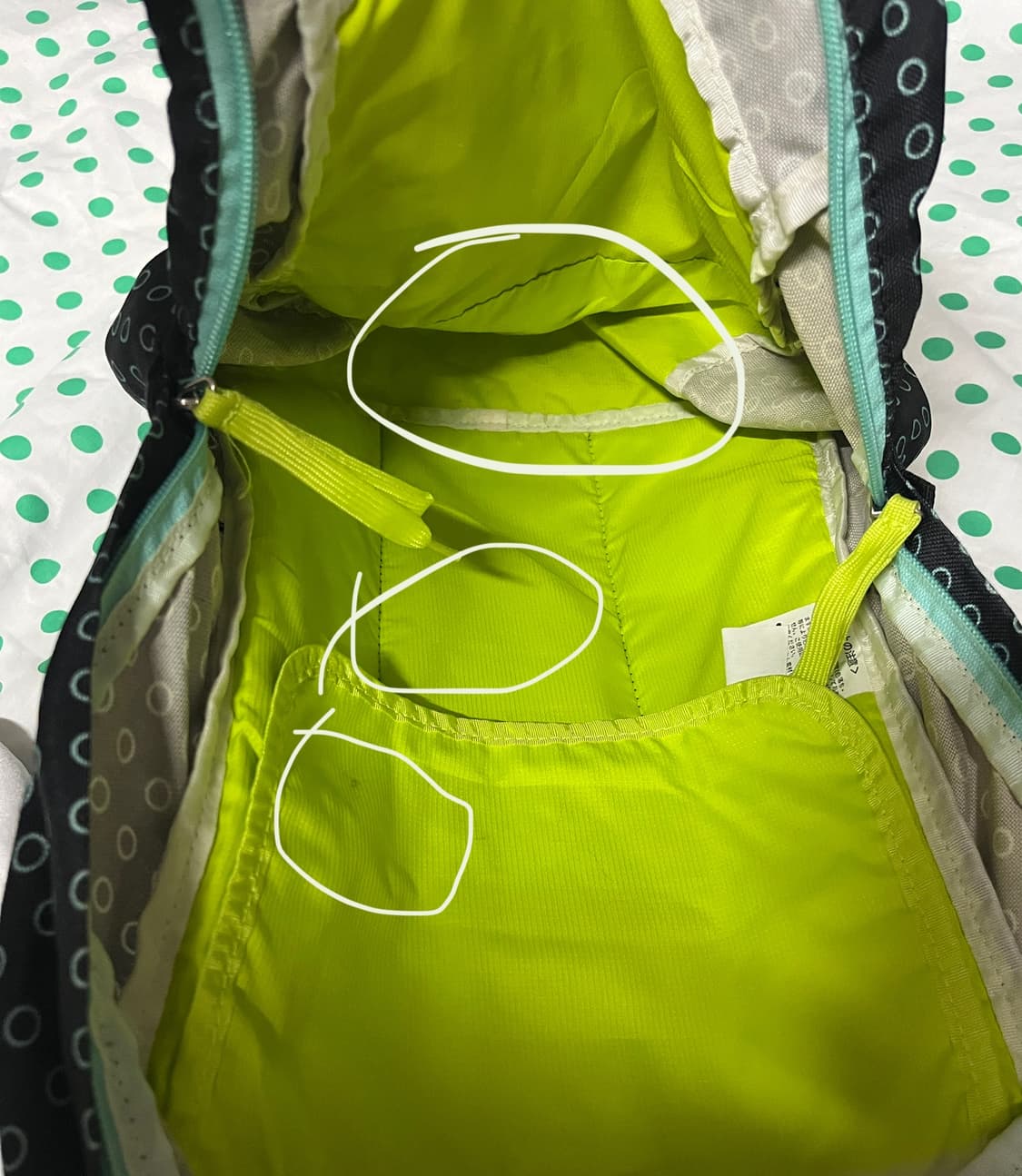 미쿠깔 나이키 도트 백팩 🌀 상품이미지7