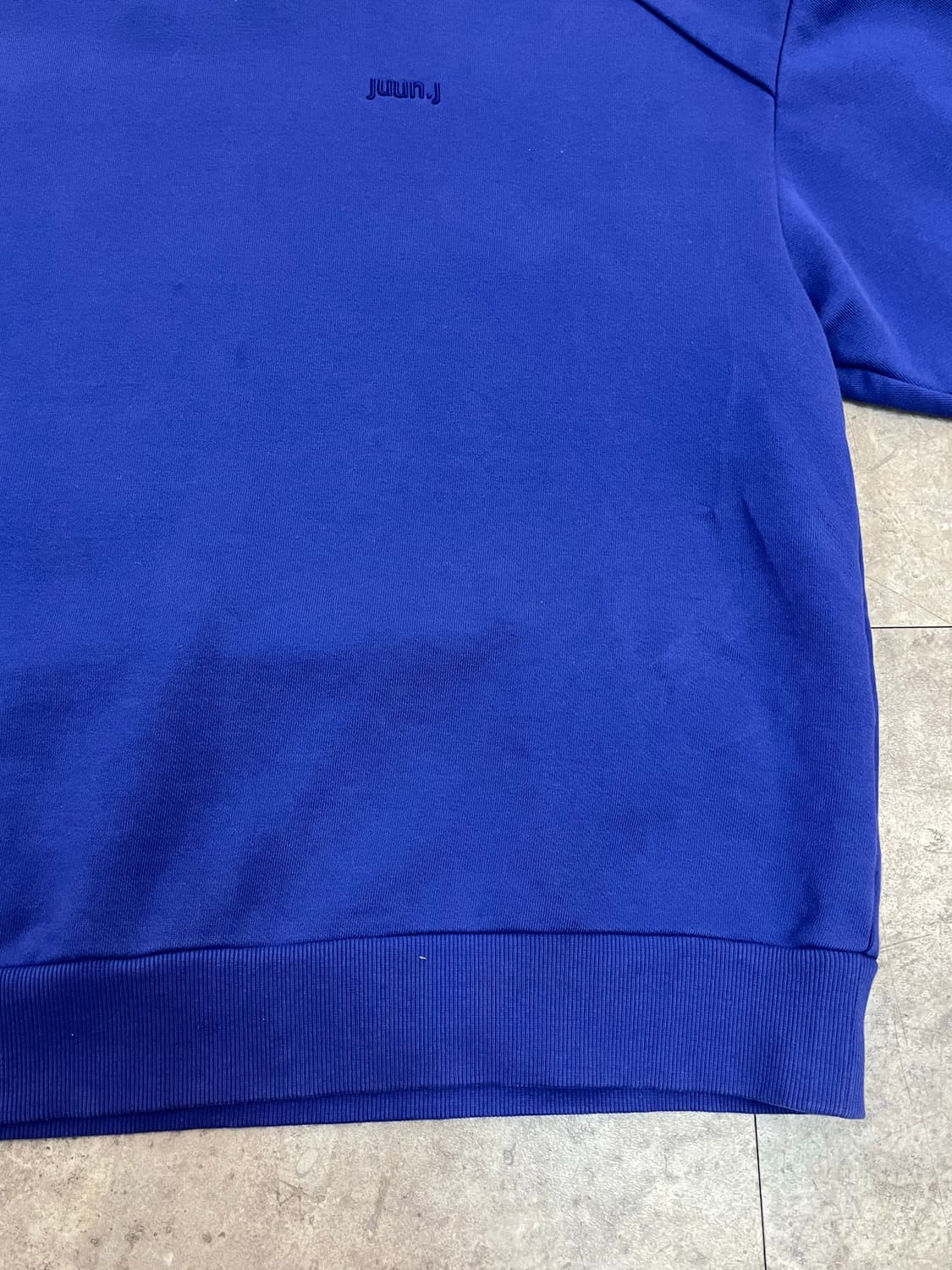 준지 juun.j 22 fw 후드티 블루 S #csz2679 상품이미지5