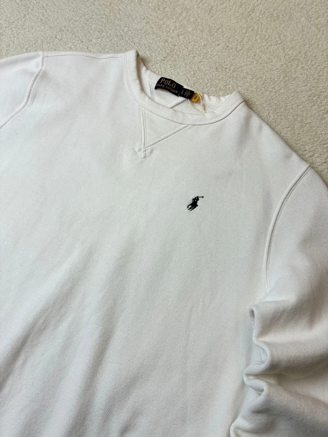 폴로 랄프로렌 로고 큐알 맨투맨 PN6217 상품이미지2