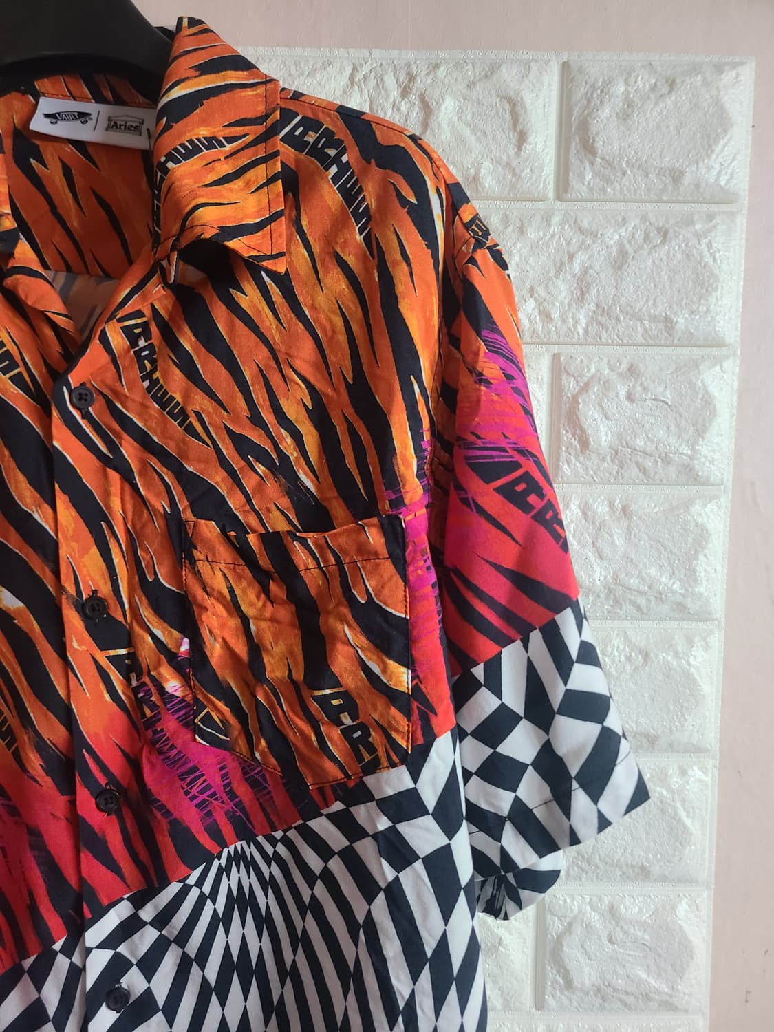 반스 호피 체커보드 남방(실95) 상품이미지2