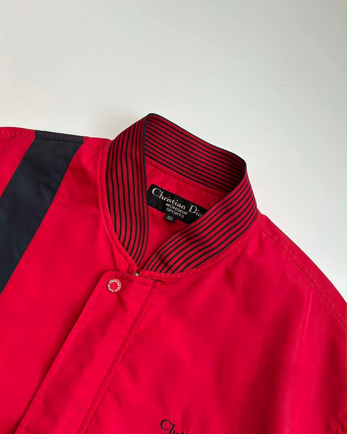 [105] 크리스찬 디올 무슈 스포츠 빈티지 바시티 트랙 자켓 상품이미지4