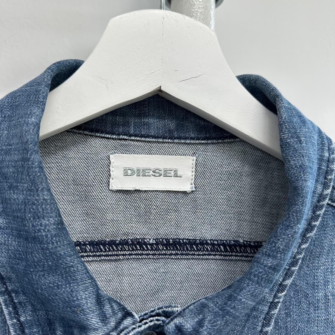 디젤 투웨이 지퍼 워싱 데님 자켓 상품이미지8