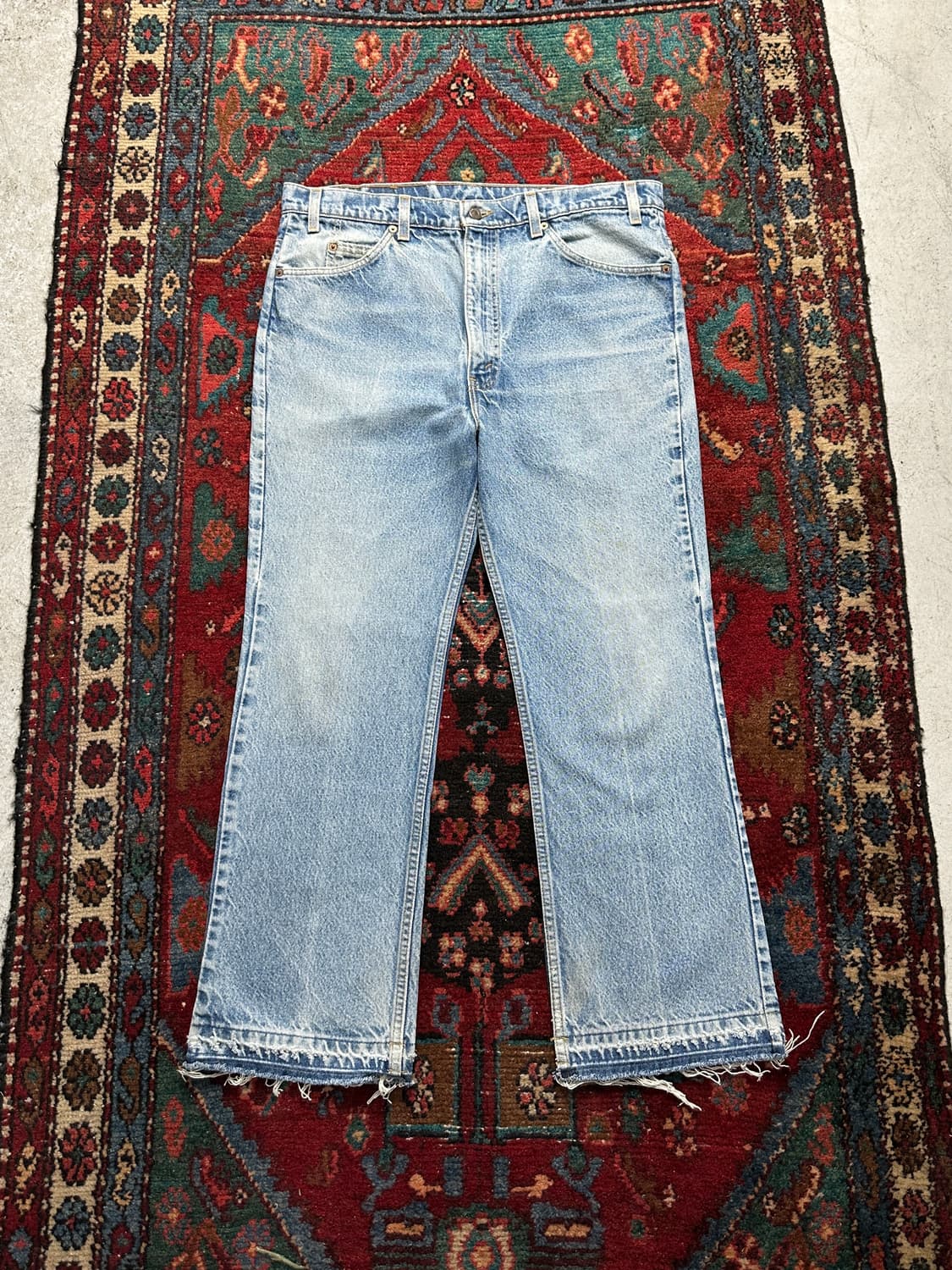 90's USA Made 빈티지 리바이스 517 오렌지탭 부츠컷 상품이미지1