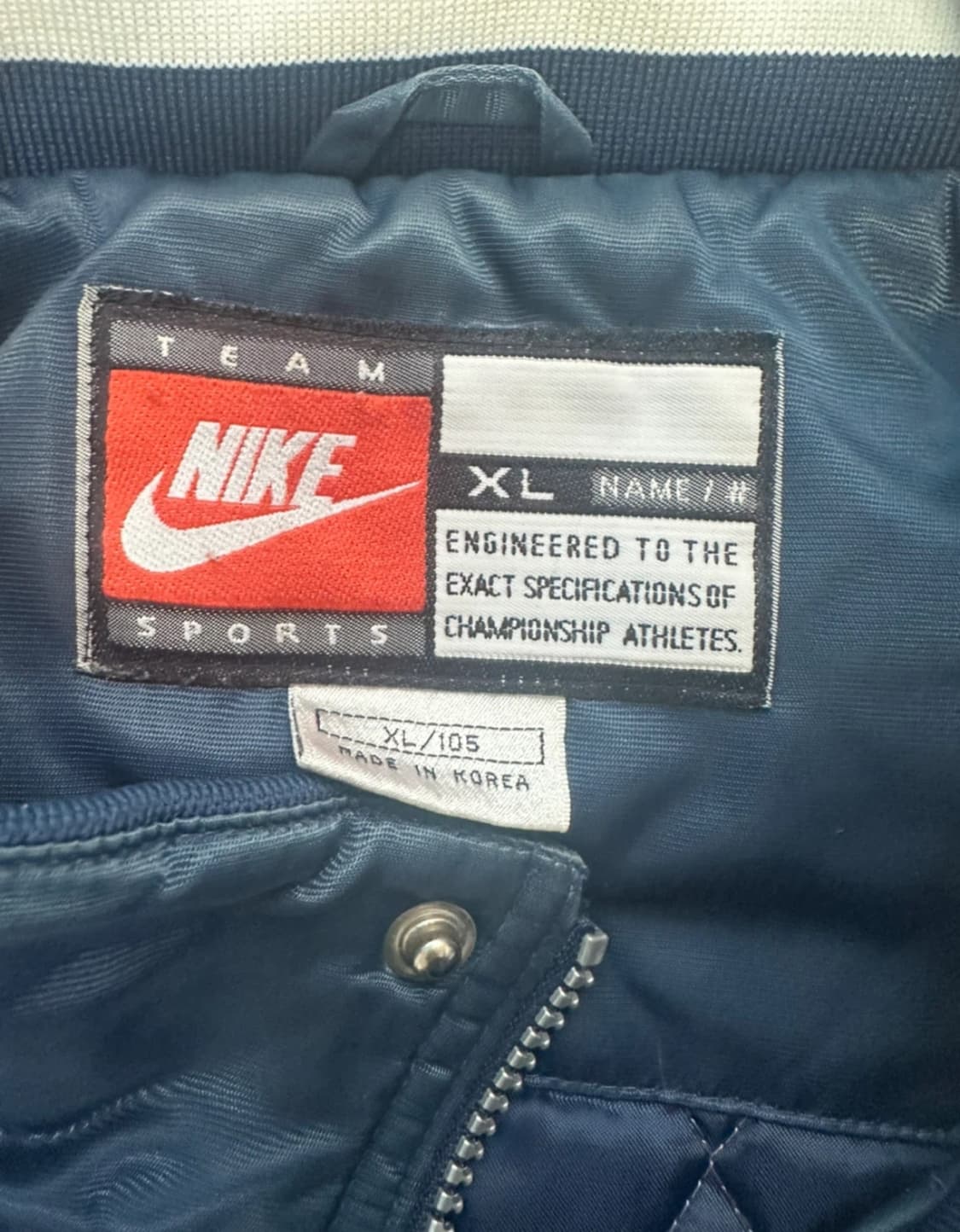 90's 나이키 박찬호 올드스쿨 바시티 자켓 XL 상품이미지3