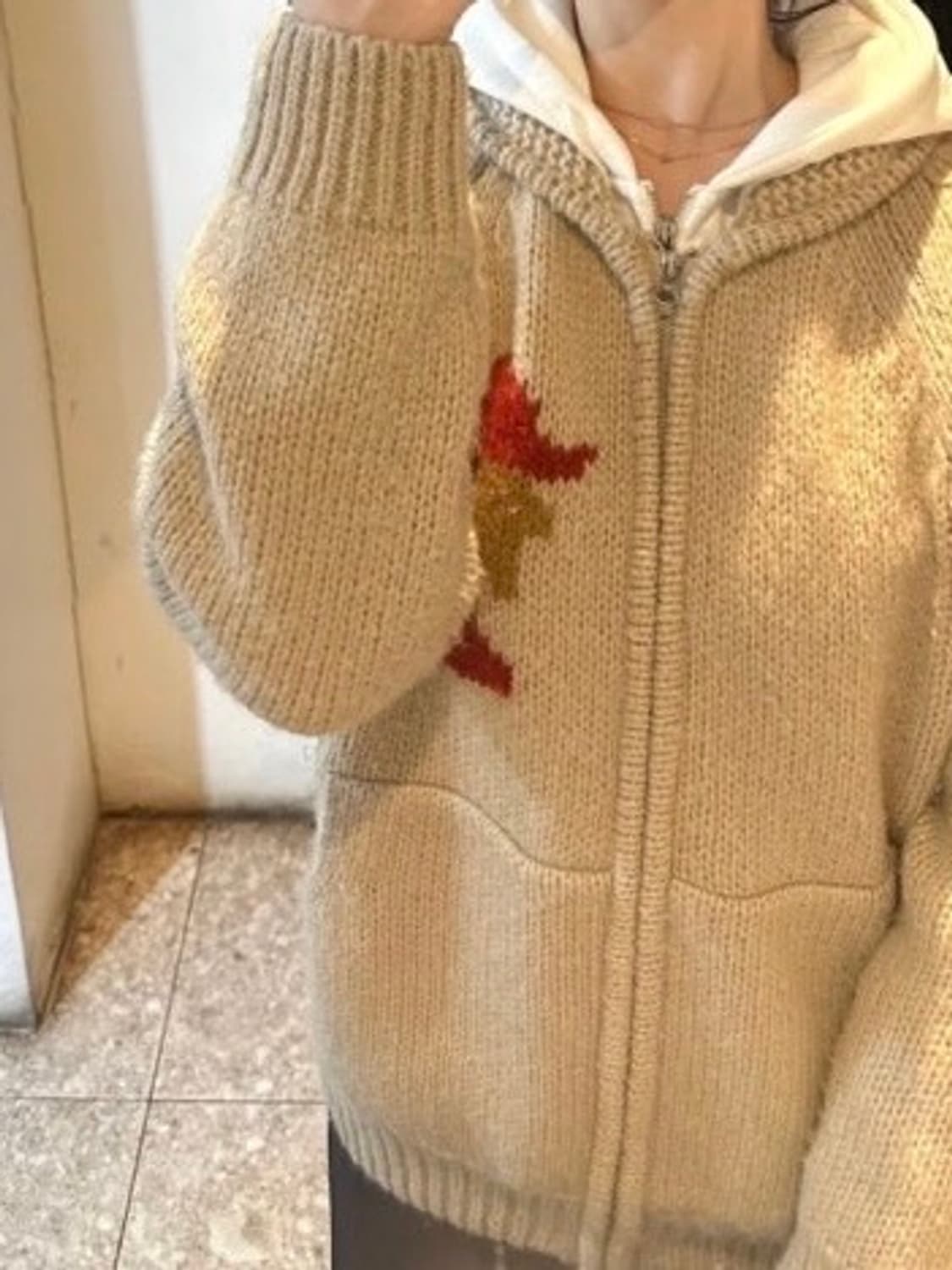 니틀리KNITLY 오디너리 코위찬 니트 집업 가디건 상품이미지6