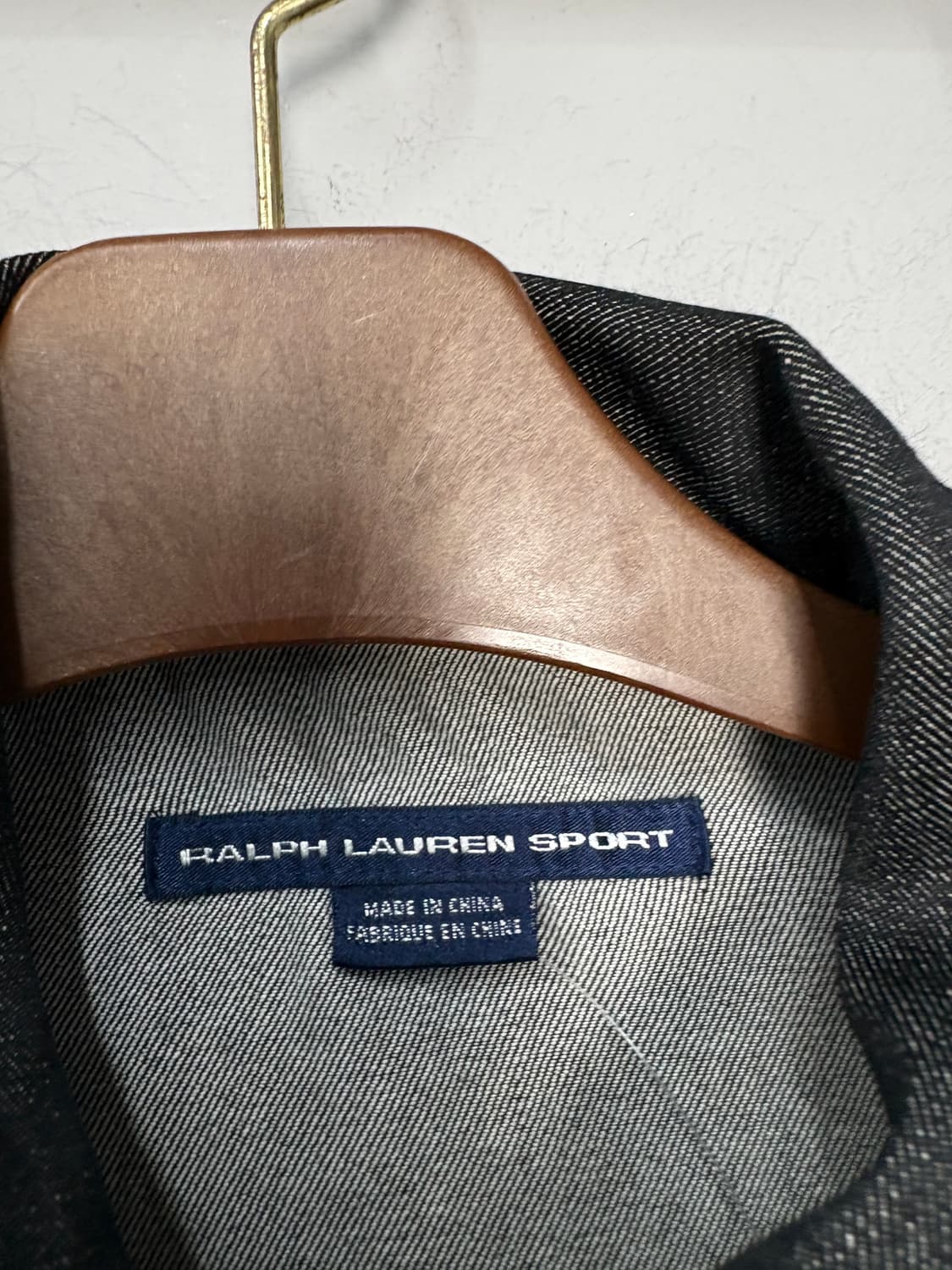 폴로랄프로렌스포츠 생지 블랙데님 자켓 A3773 상품이미지7