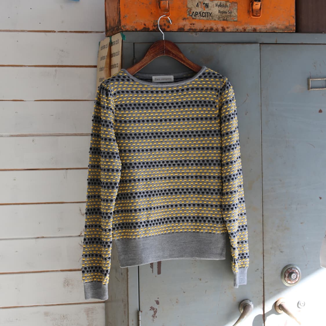 Face campana 패턴 니트 (여성용) 상품이미지2