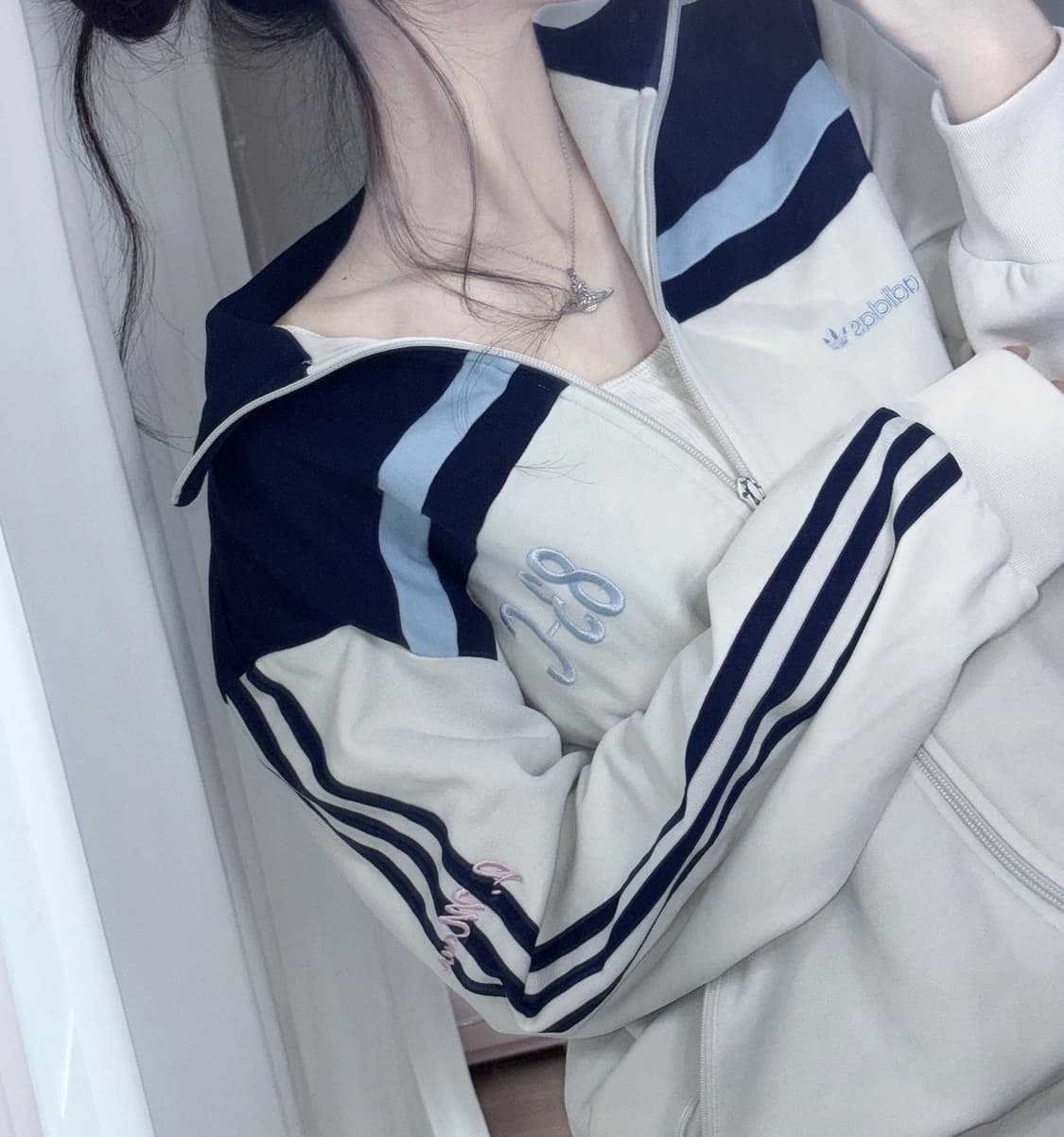 🐰아디다스 스카이블루&러블리핑크 트랙탑 져지🩷🩵 상품이미지1