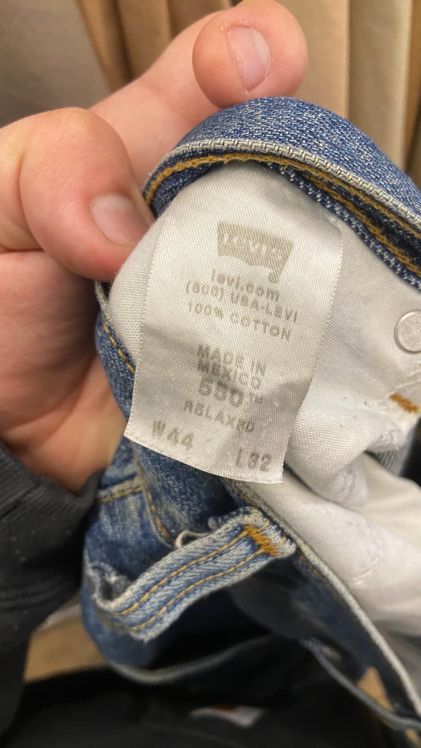 44) 리바이스 550 스케이터 배기 진 상품이미지6