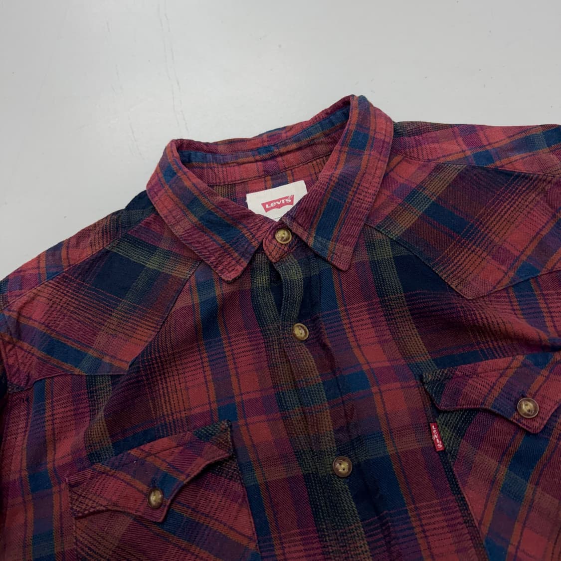 리바이스 웨스턴 체크셔츠  상품이미지3