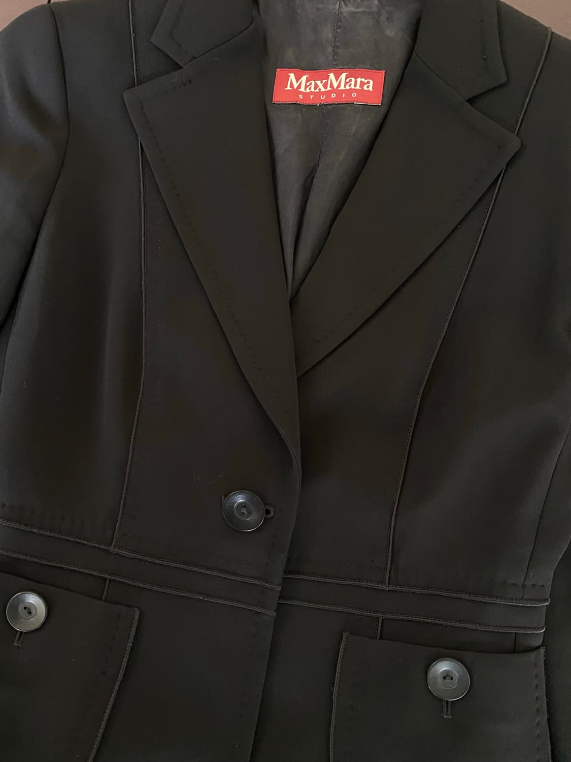 (36) 막스마라 라인 디테일 자켓 상품이미지7