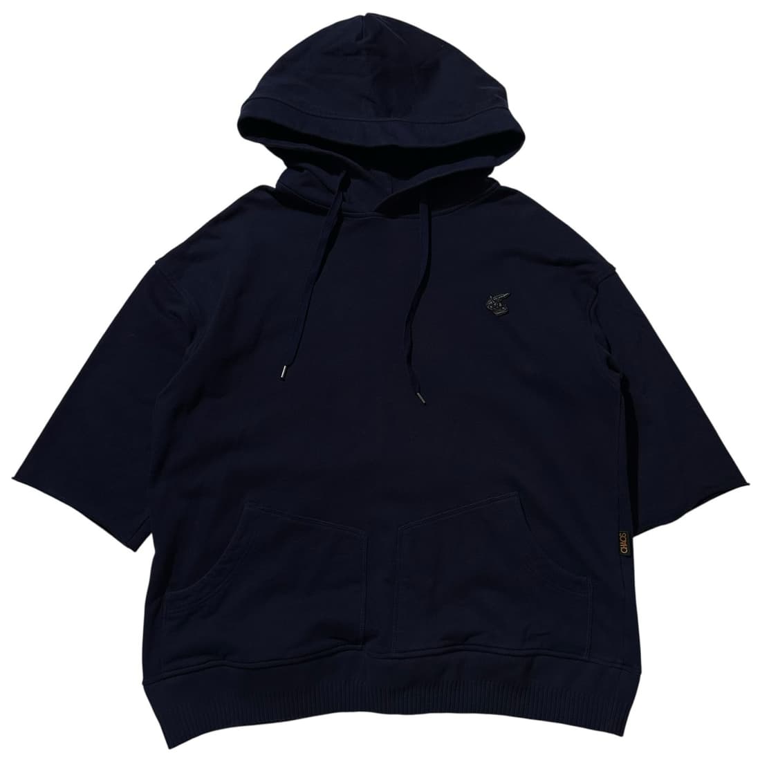 비비안 웨스트우드 카오스 로고 반팔 후드 네이비 상품이미지1