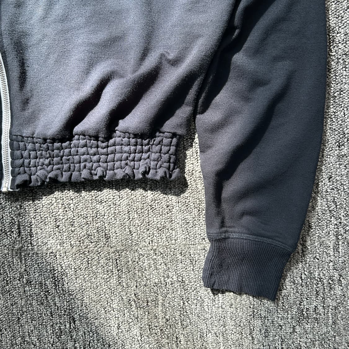 타미 진스 네이비 크롭 후드집업 상품이미지3