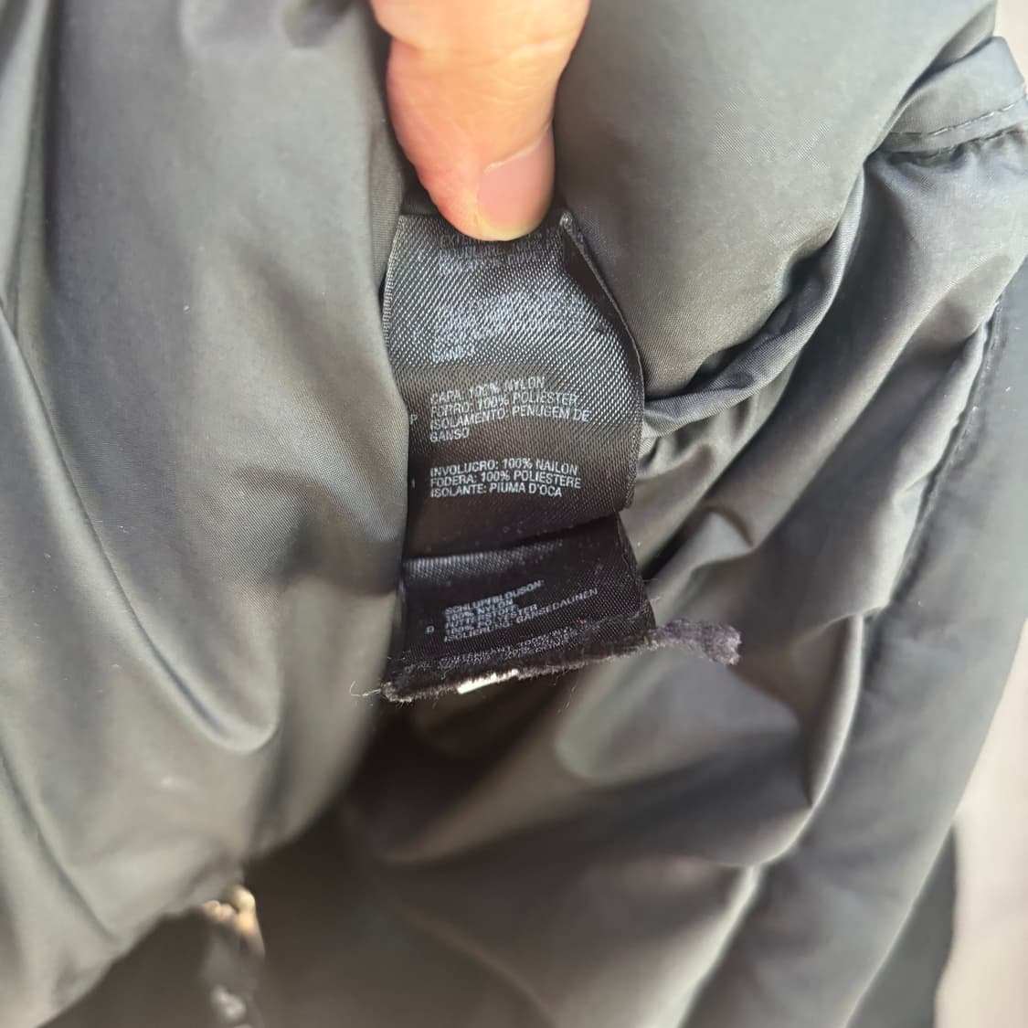 노스페이스 700 눕시 구스다운 패딩 무광 블랙 상품이미지3