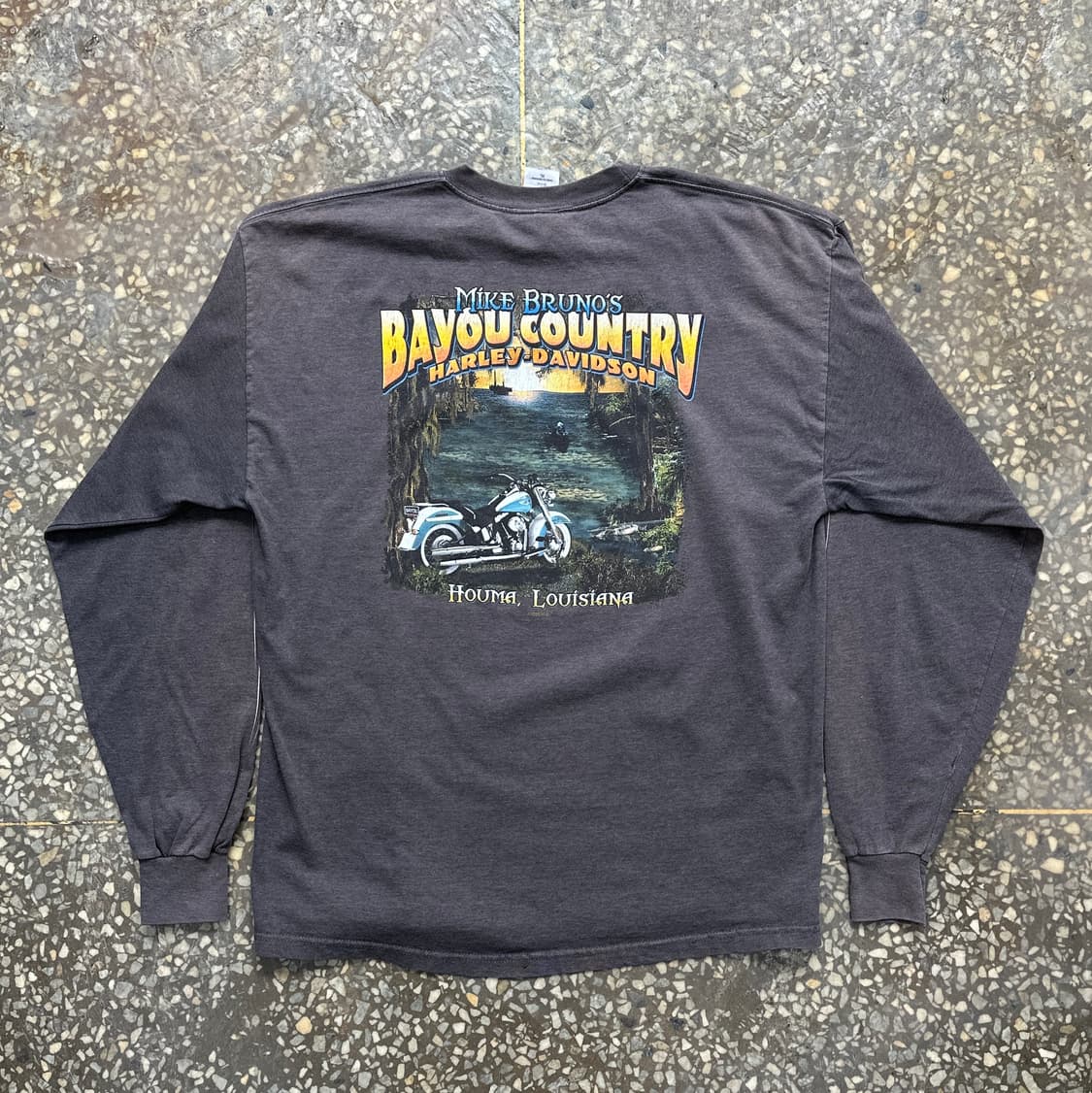 00s USA 할리데이비슨 페이디드 롱슬리브 티셔츠 XL 상품이미지2