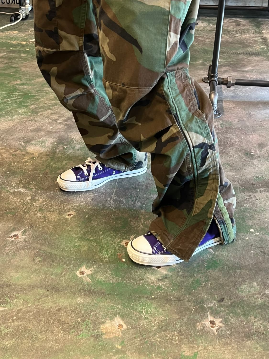 80s [38] 우드랜드 카모 MOPP 군납 카고 팬츠 US ARMY 상품이미지5