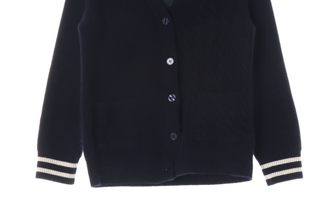 라코스테 울 100% 케이블 니트 가디건 상품이미지4