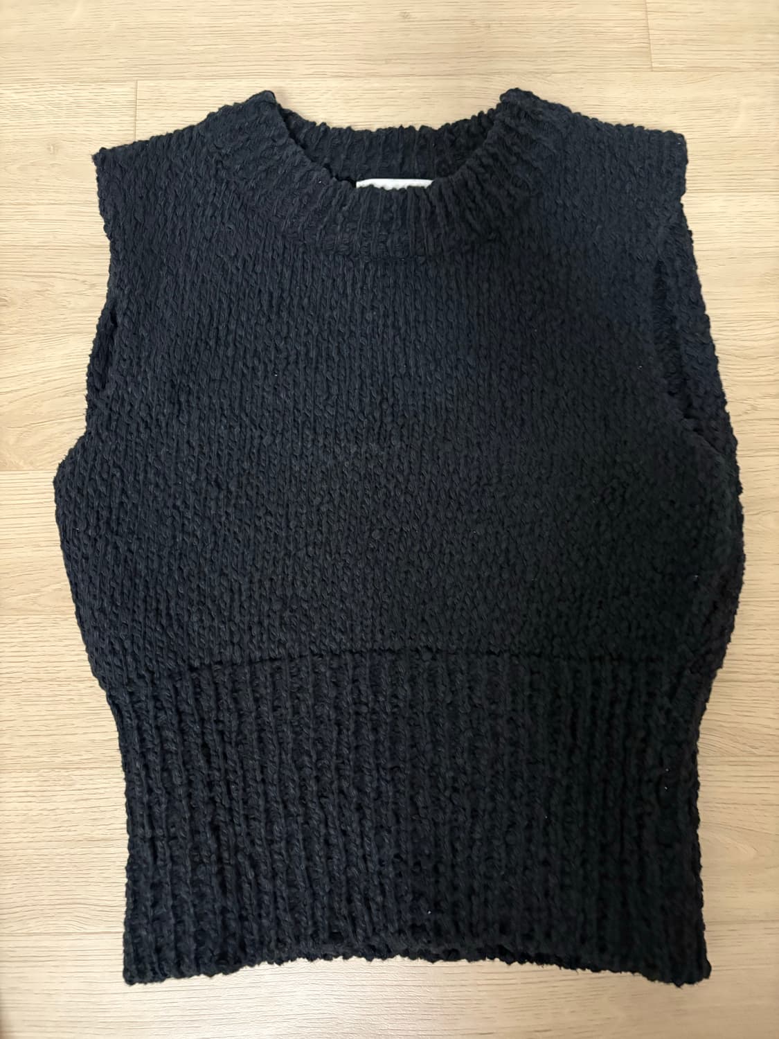 에핑글러 쉘 베스트 니트 블랙 상품이미지3