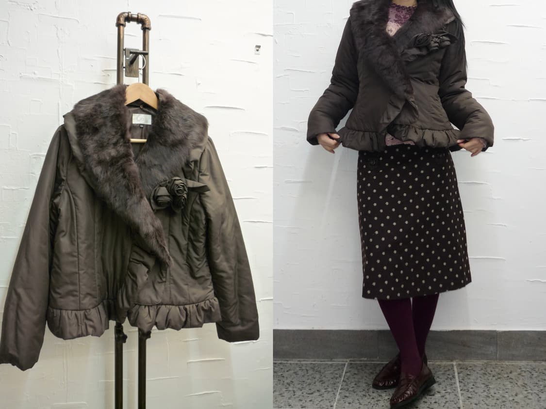 Brown roses jumper 상품이미지1