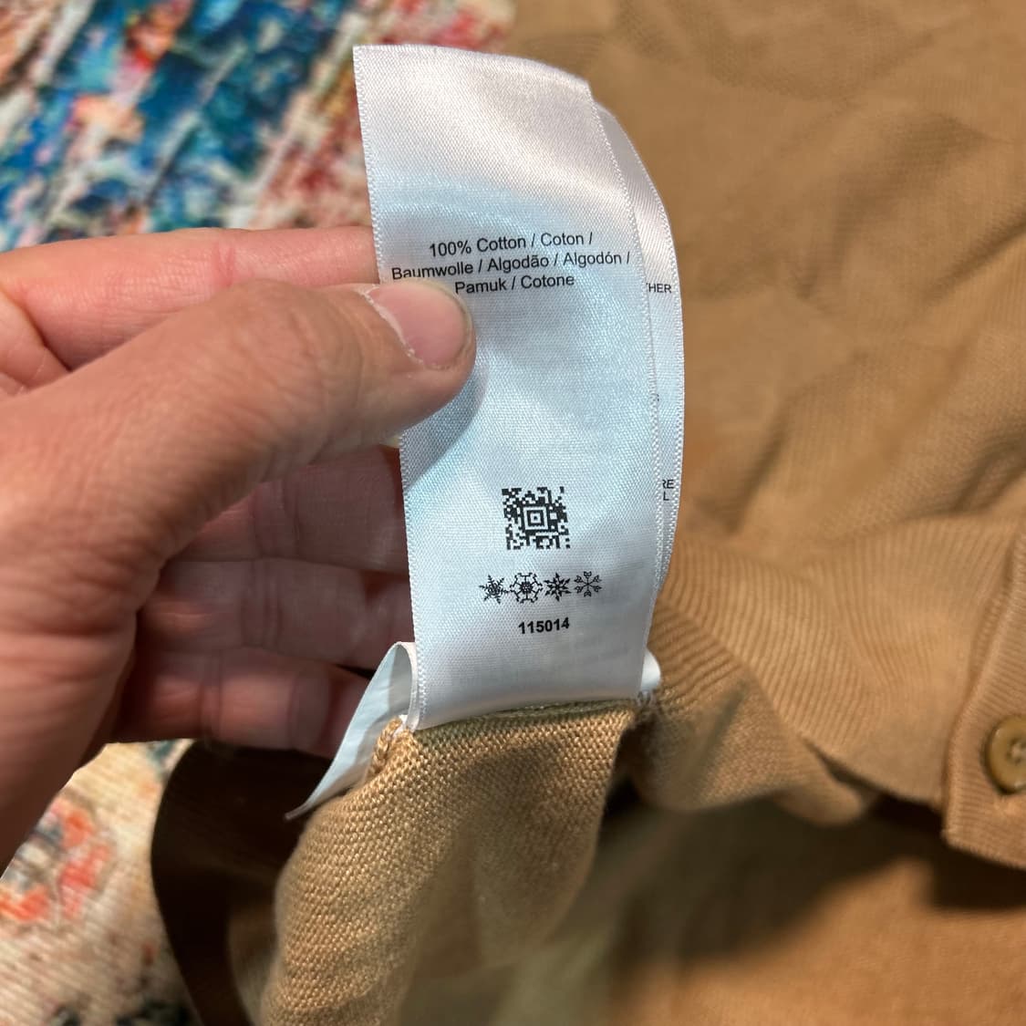 [M] 프레드페리 다이아몬드 패턴 가디건 상품이미지9