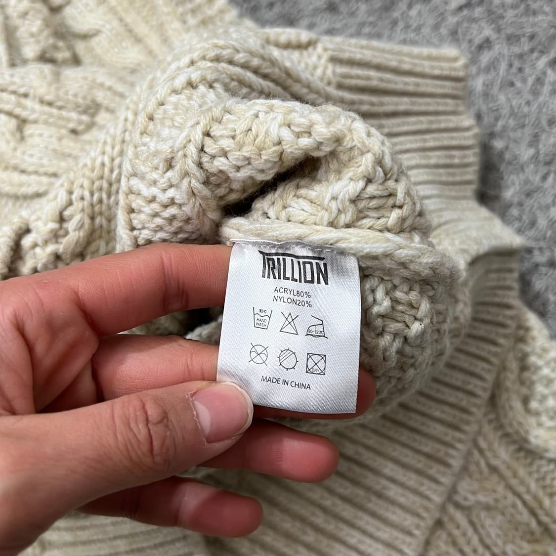 [100] 트릴리온 니트 후드집업 상품이미지4