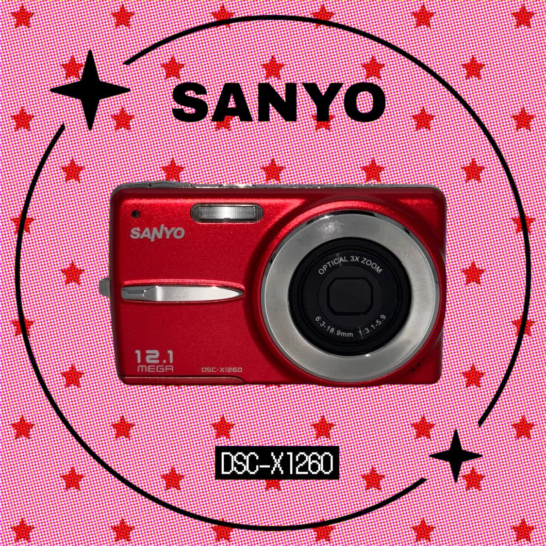 산요 Sanyo DSC-X1260 빈티지 디카 디지털카메라 상품이미지1