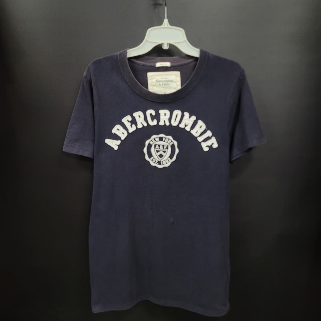 Abercrombie 아베크롬비 초빈티지 빅로고 자수로고 셔츠 상품이미지1