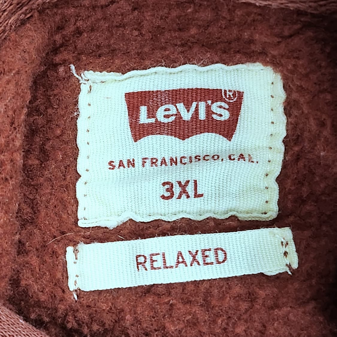 리바이스 빈티지 버건디 후드티 상품이미지7