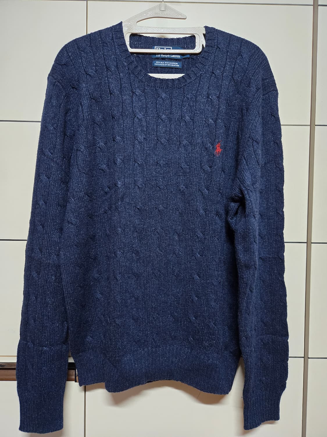 폴로랄프로렌 남성 실크,캐시미어 케이블 니트 상품이미지2