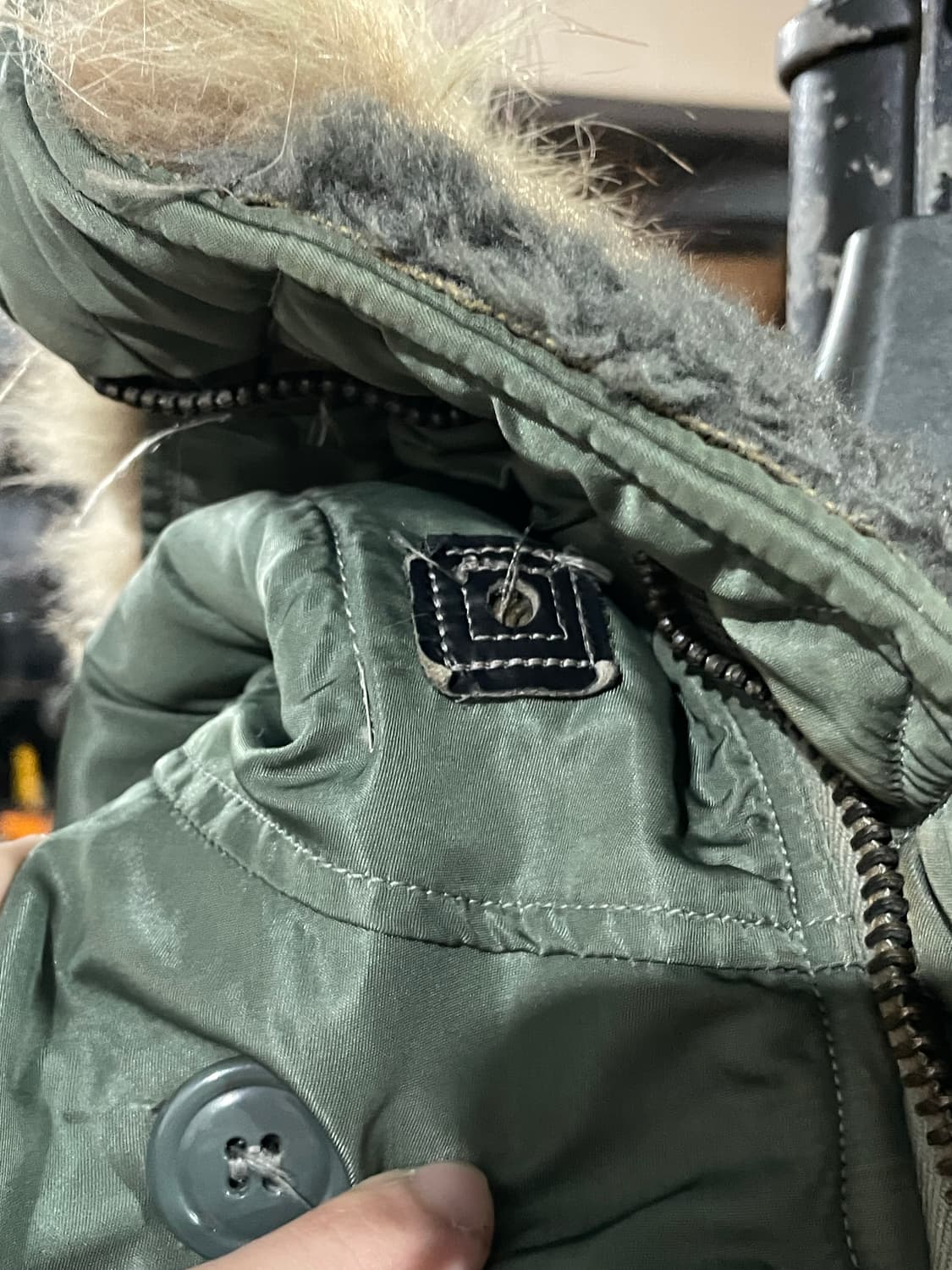 60s 오리지널 us 미공군 N3B 파카 (CONMAR 지퍼) 상품이미지9