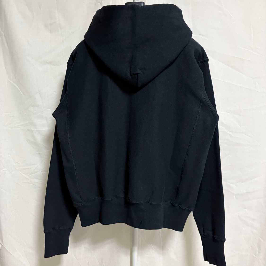 챔피온 리버스위브 USA MADE 레드택 웜업 후드티 / 블랙, L 상품이미지6