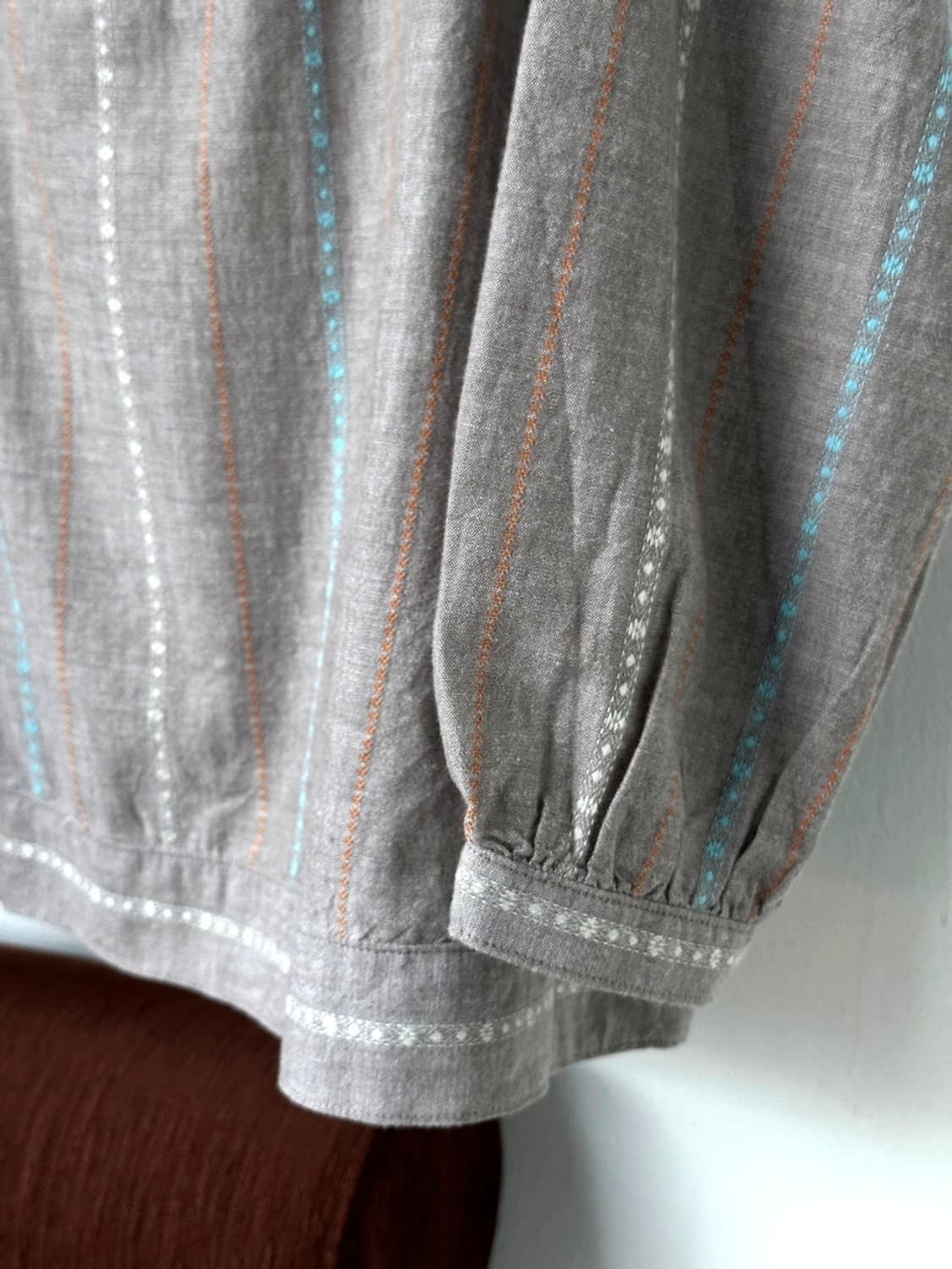 Square neck jacquard fabric string P/O 상품이미지5