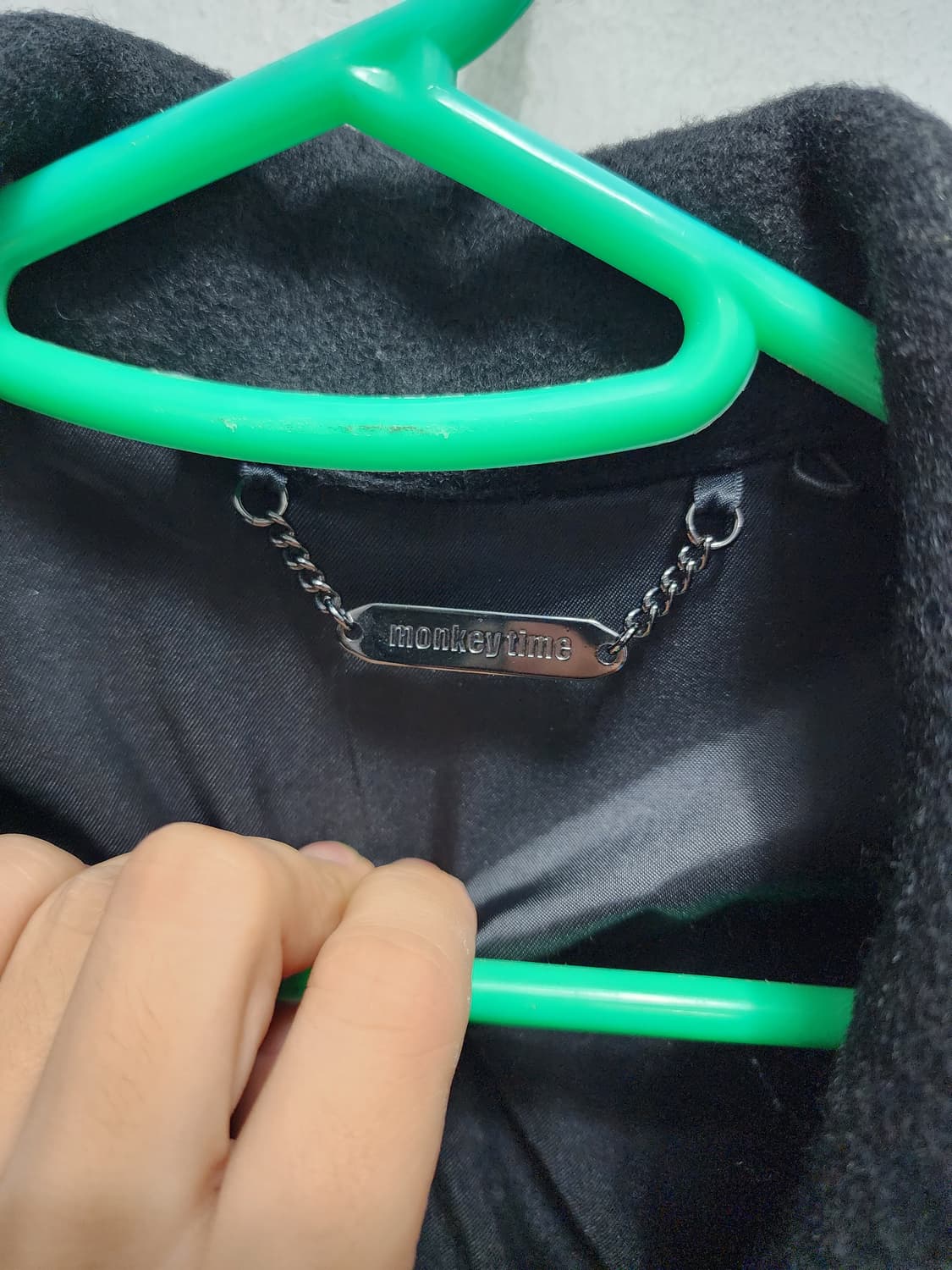 몽키타임 monkey time 울 지퍼디테일 자켓 상품이미지4