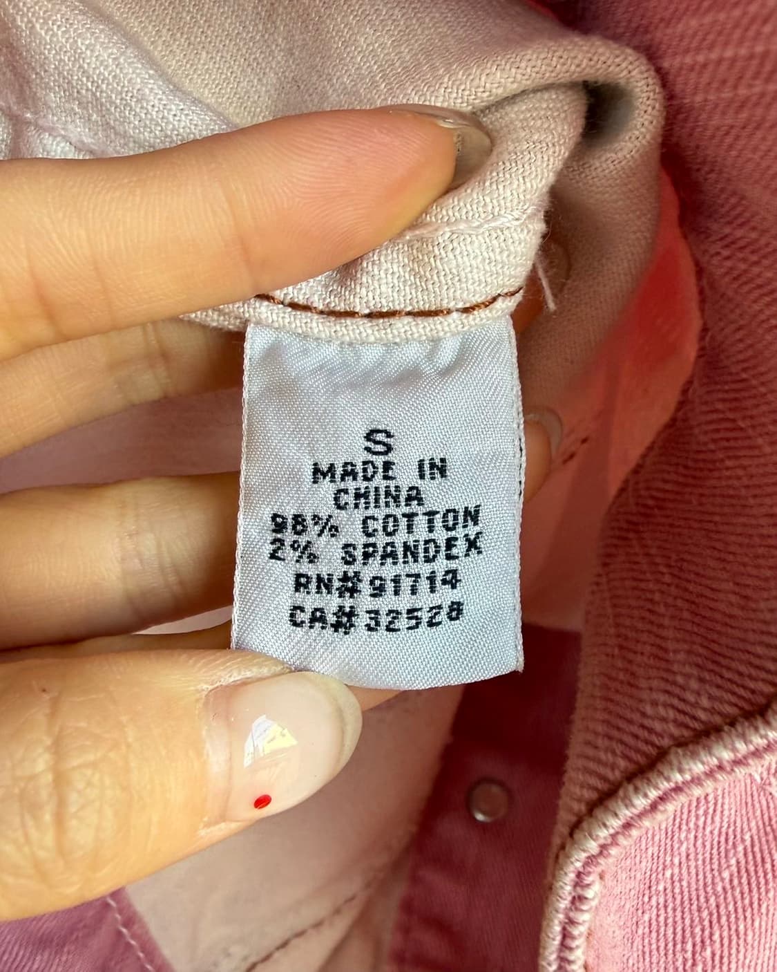 아르마니 익스체인지 핑크 트러커 자켓  상품이미지9