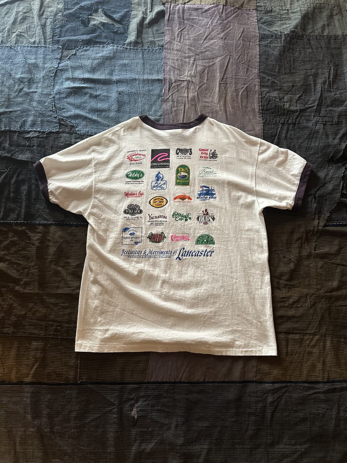 90s USA Vintage Hanes Ringer T Shirt 상품이미지1