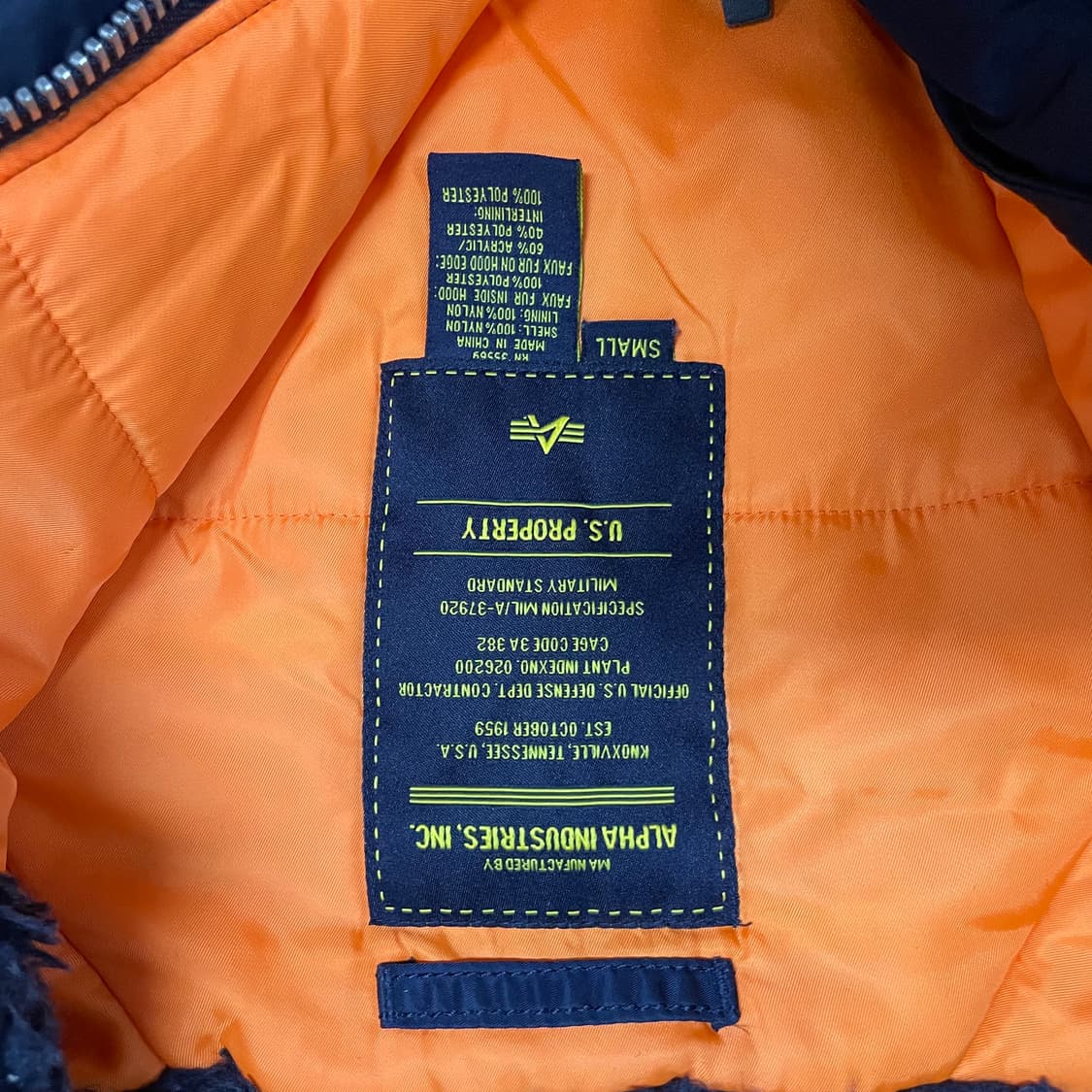 알파 N3B 개파카 상품이미지3