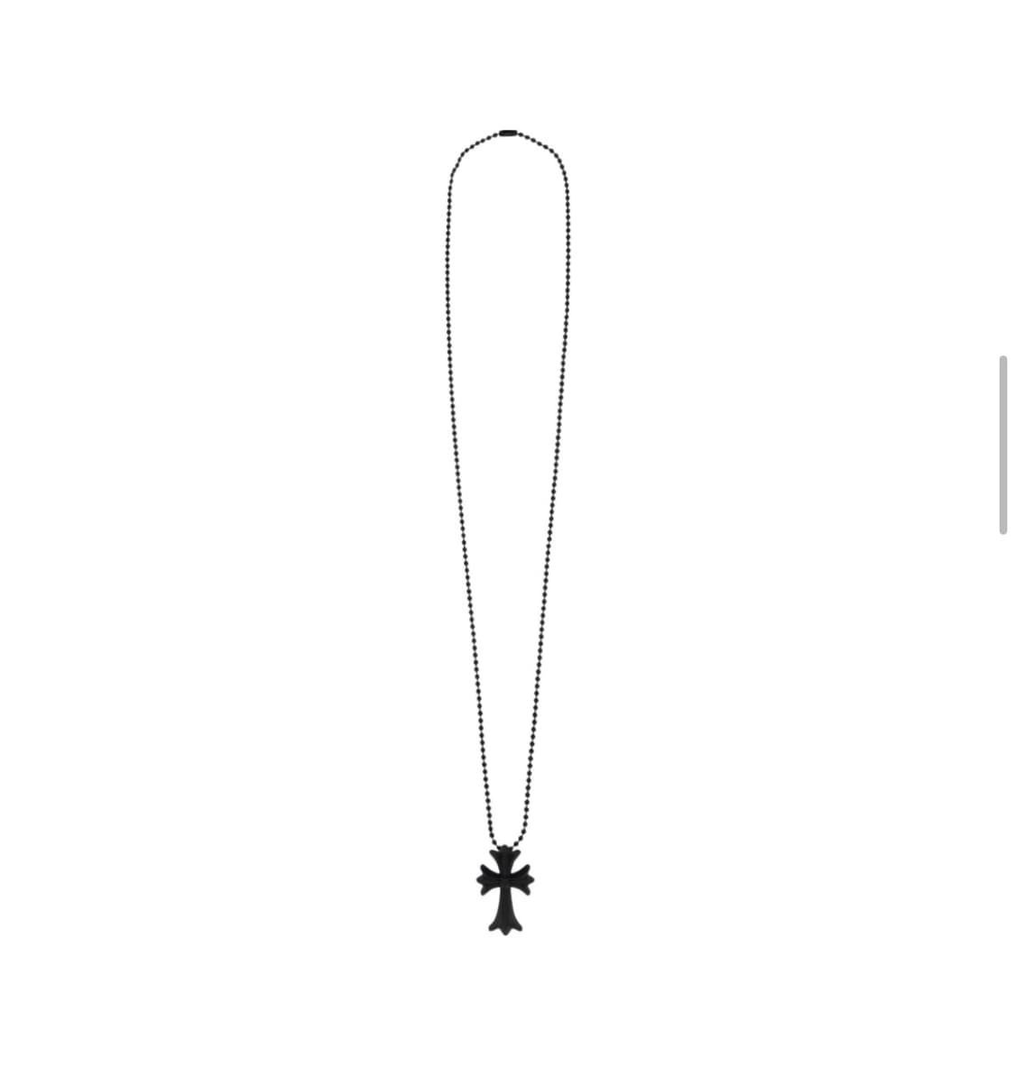 크롬하츠 실리크롬 크로스 펜던트 블랙 새제품 판매 상품이미지1