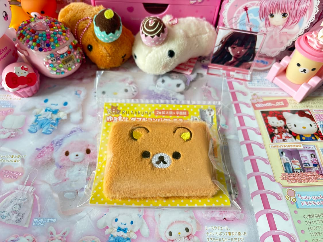 리락쿠마 양면 거울 케이스 상품이미지1