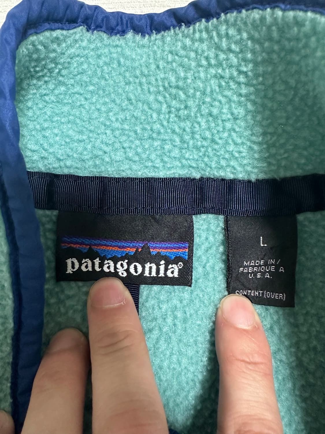 (M)90s 파타고니아 빈티지 민트 레어 눈없는로고 상품이미지4