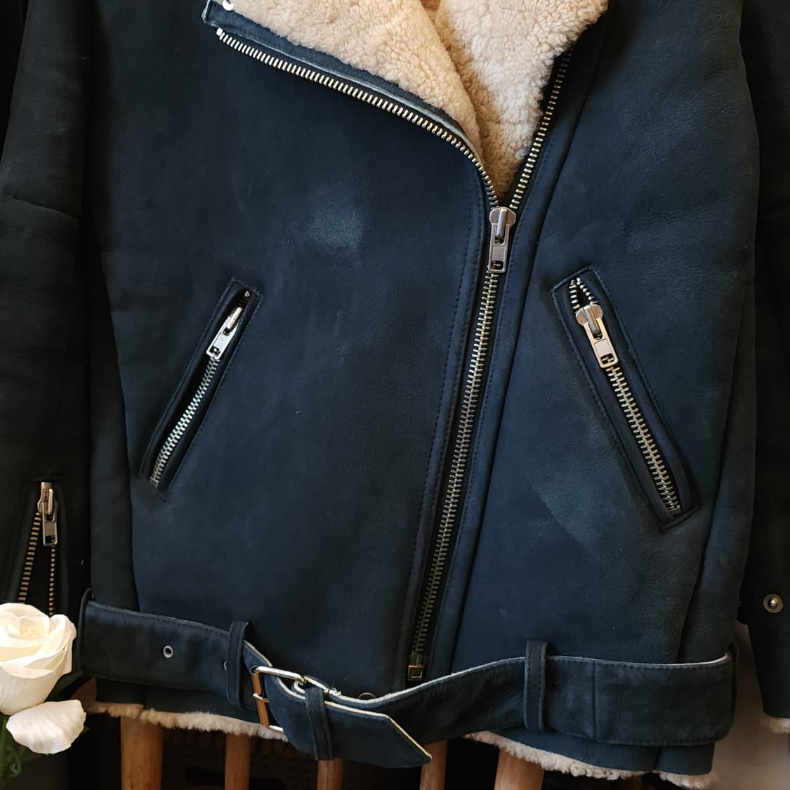 광희시장 무스탕 라이더 무스탕 스웨이드 레더 F 상품이미지10