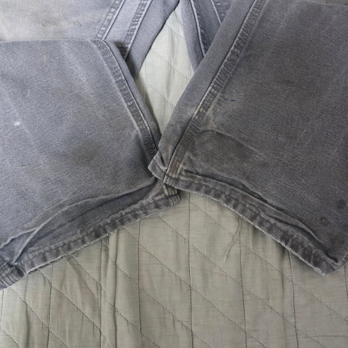 [34X32] 빈티지 칼하트 더블니 B136 GVL 트래쉬드 팬츠 G-2 상품이미지4