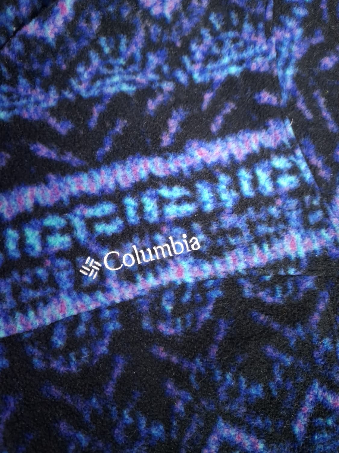 오리지날 컬럼비아 에스닉 블루멀티칼라 후리스 상품이미지3