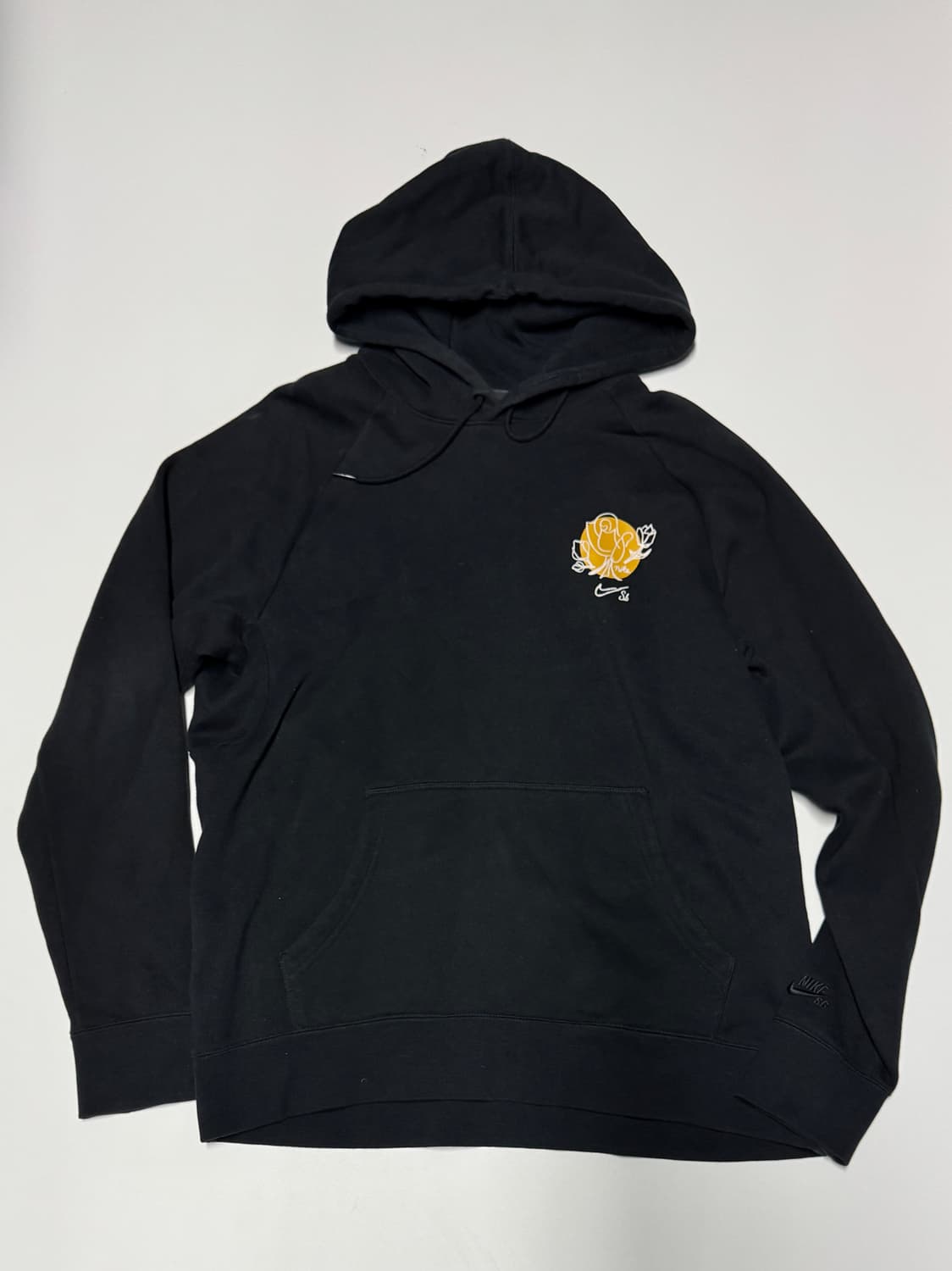 나이키 SB 나염 로고 오버핏 기모 후드티 L ~ XL 블랙 상품이미지1