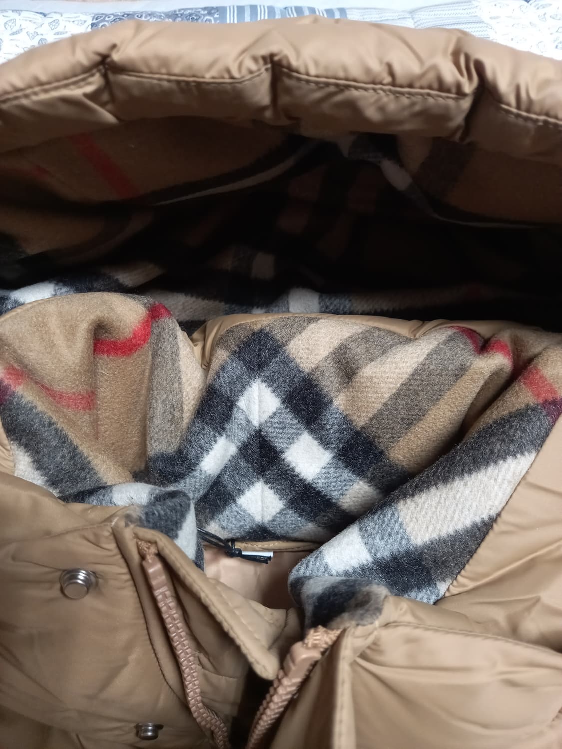 버버리  남성 패딩  카멜 L(실용100~105)  상품이미지8