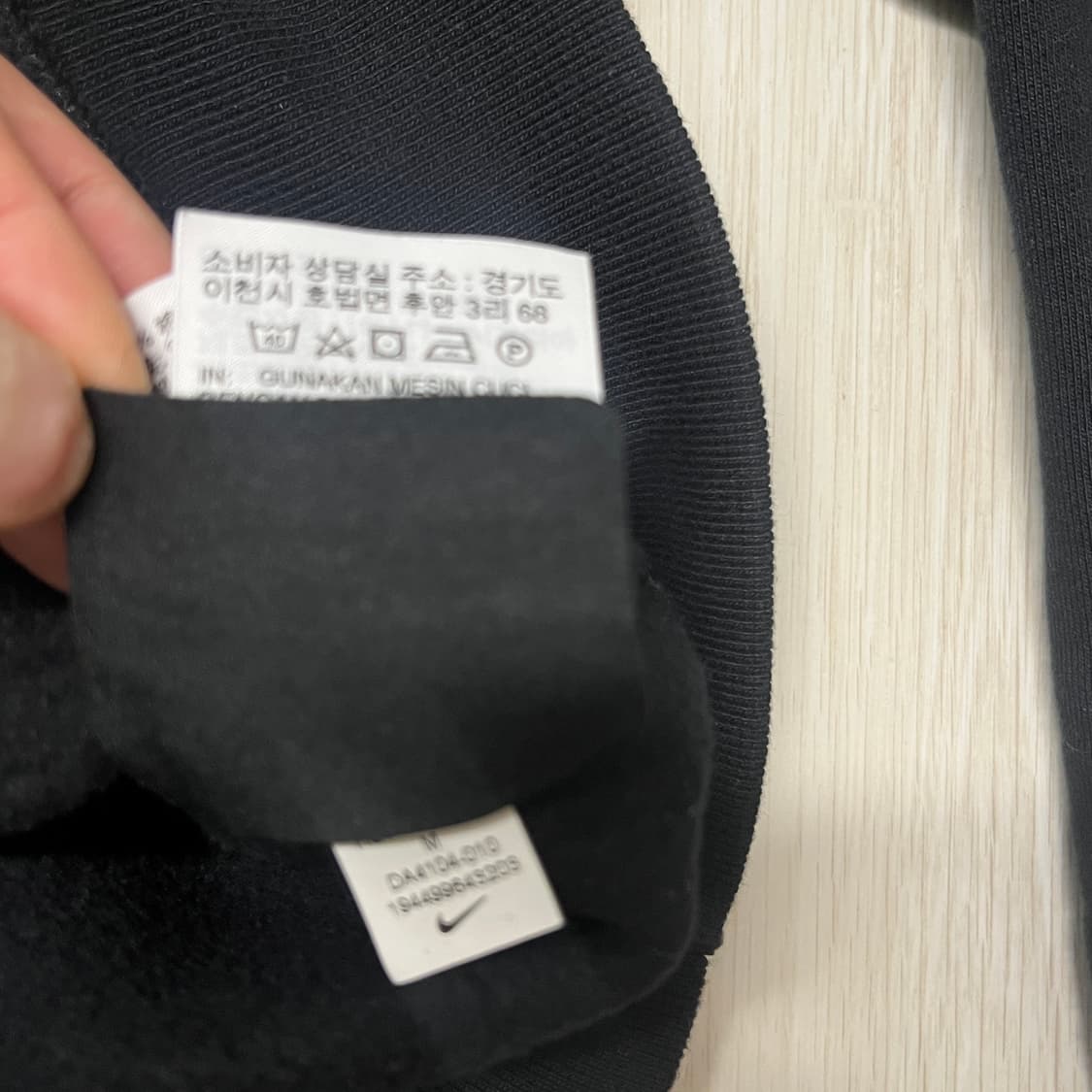 나이키 NOCTA 후드티 블랙/옐로우 m사이즈 상품이미지3