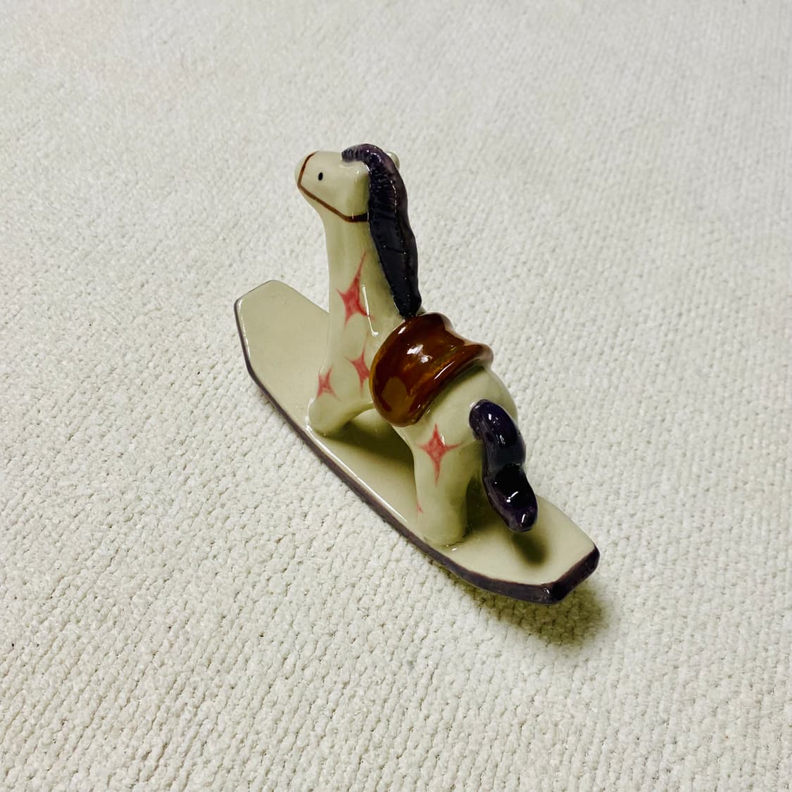 [Handmade] 도자기 목마 말 인형 장식품 상품이미지3